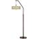 Dahlia Bronze Downbridge Arc Floor Lamp