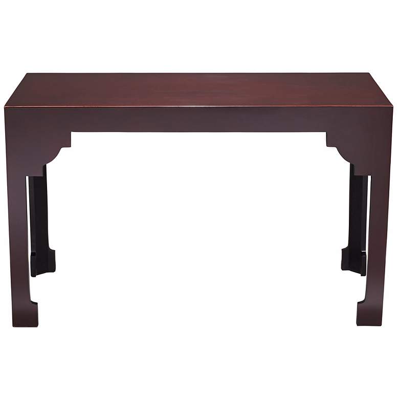 Image 1 Dahlia Collection Brown Wood Sofa Table