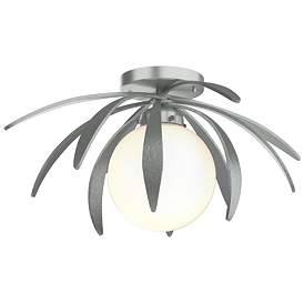 Image1 of Dahlia Flush Mount - Platinum - Opal Glass