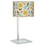 Dahlia Glass Inset Table Lamp