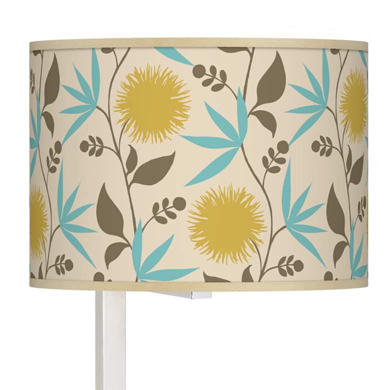 Image 2 Dahlia Glass Inset Table Lamp more views