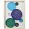 Dahlia Studios 31 1/2" High Multi-Color Circles Textile Wall Art