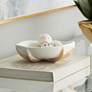 2_Dahlia Studios Adelaide 7" White and Gold Ceramic Round Fruit Bowl