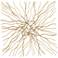 Dahlia Studios Albright 39 3/4" x 40" Modern Metal Gold Wall Art