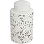 5_Dahlia Studios Angelique White Ceramic Jars Set of 2 more views