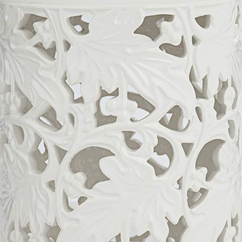Image 6 Dahlia Studios Angelique White Ceramic Jars Set of 2 more views