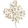 2_Dahlia Studios Dolma Gold Leaves 36" High Iron Wall Art