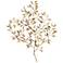 Dahlia Studios Dolma Gold Leaves 36" High Iron Wall Art