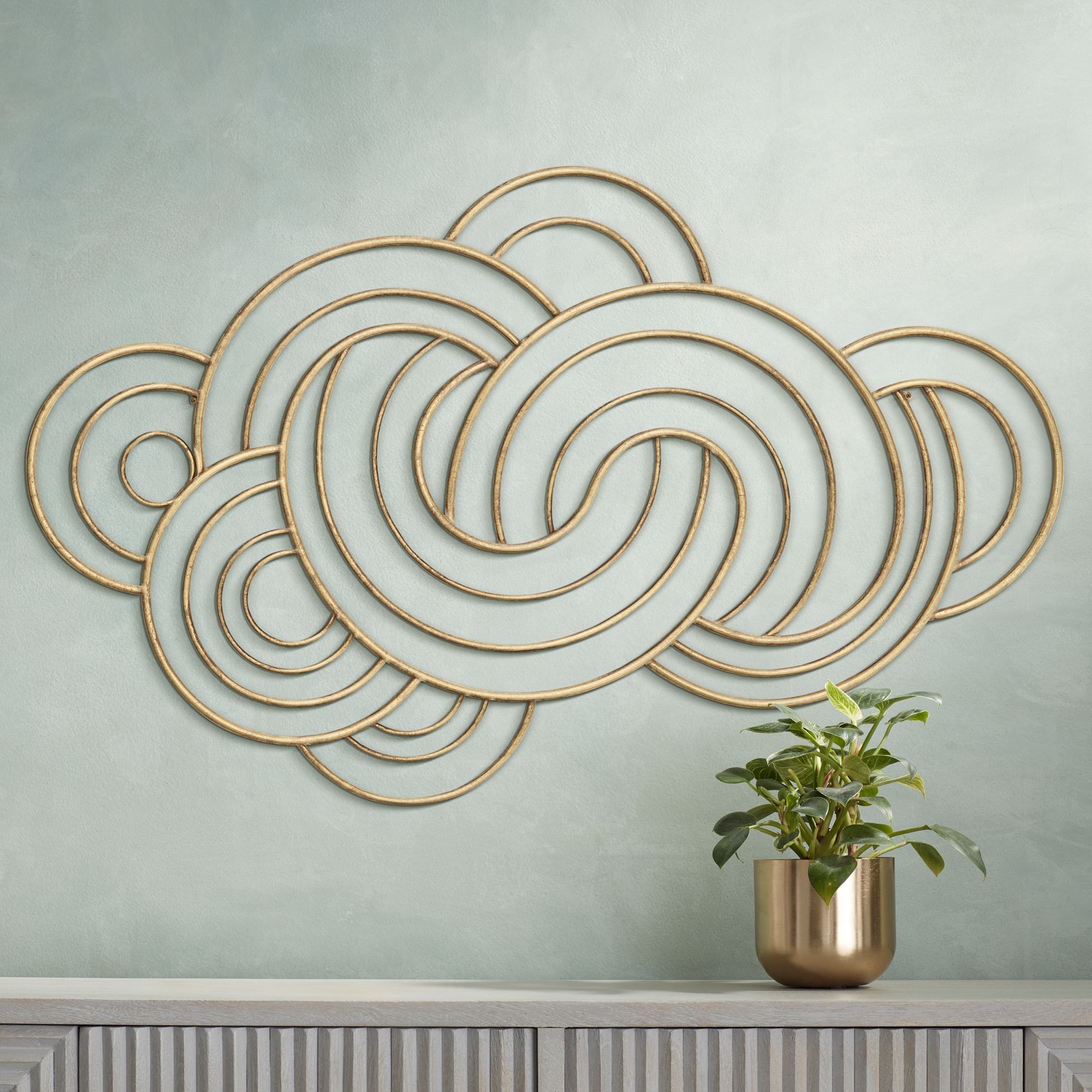 ART WORK STUDIO Atras② Metal Wall Art with Infused Color Changing LED Lights Tagged