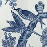 5_Dahlia Studios Heather 12" High Decorative Blue and White Ceramic Jar more views