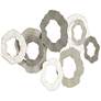 5_Dahlia Studios Parade 40" Wide Gray White Taupe Ridge-Circle Wall Art more views