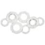 6_Dahlia Studios Parade 40" Wide Gray White Taupe Ridge-Circle Wall Art more views