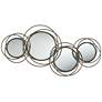 2_Dahlia Studios Waverly 40 1/4" Wide Pewter Wire Metal Mirror Wall Art