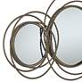 3_Dahlia Studios Waverly 40 1/4" Wide Pewter Wire Metal Mirror Wall Art more views