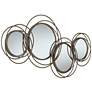 4_Dahlia Studios Waverly 40 1/4" Wide Pewter Wire Metal Mirror Wall Art more views