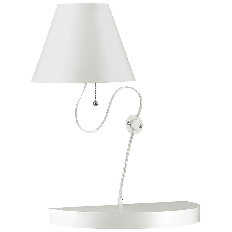 Image 1 Dainolite 20" High Matte White Wall Sconce
