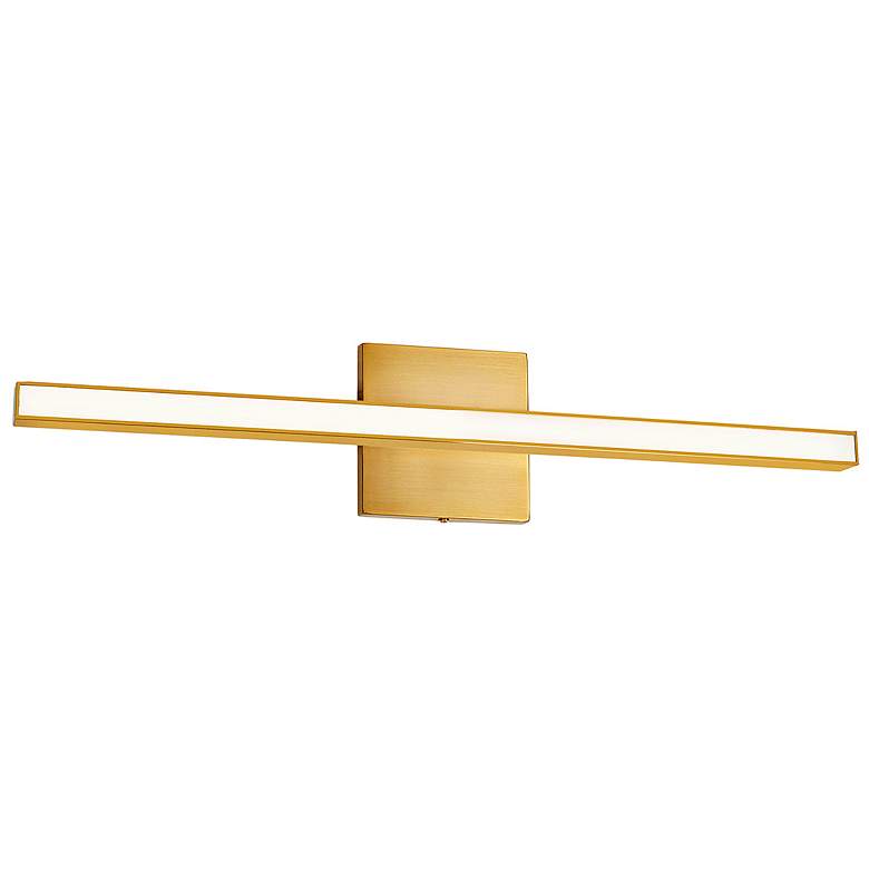 Image 1 Dainolite Arandel 23 3/4" Wide Aged Brass LED Bath Bar