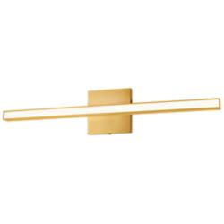 Dainolite Arandel 23 3/4" Wide Aged Brass LED Bath Bar