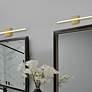 2_Dainolite Arandel 23 3/4" Wide Aged Brass LED Bath Bar more views