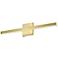 Dainolite Arandel 23 3/4" Wide Electroplated Aged Brass LED Bath Light