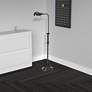3_Dainolite Bixby 52" High Brushed Bronze Metal Pharmacy Floor Lamp more views