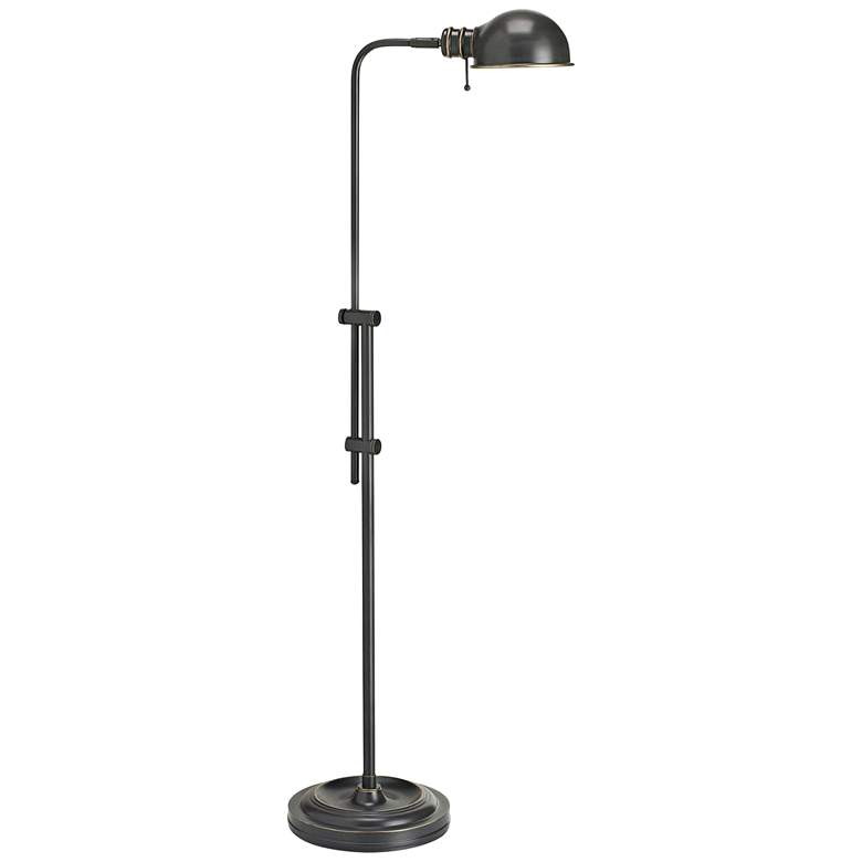 Image 2 Dainolite Bixby 58" High Brushed Bronze Metal Pharmacy Floor Lamp