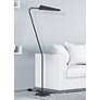 1_Dainolite Cassie 53 1/4" High Matte Black and Black Modern Floor Lamp