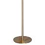 Dainolite Constance 62 1/4" Aged Brass 2-Light Modern Floor Lamp