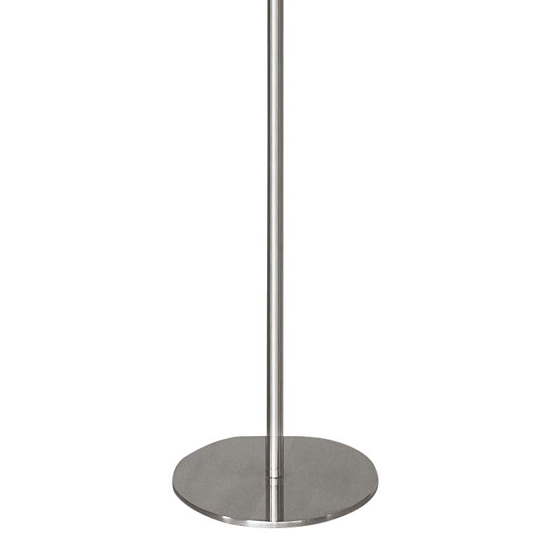 Image 4 Dainolite Constance 62 1/4" High Satin Chrome Metal 2-Light Floor Lamp more views