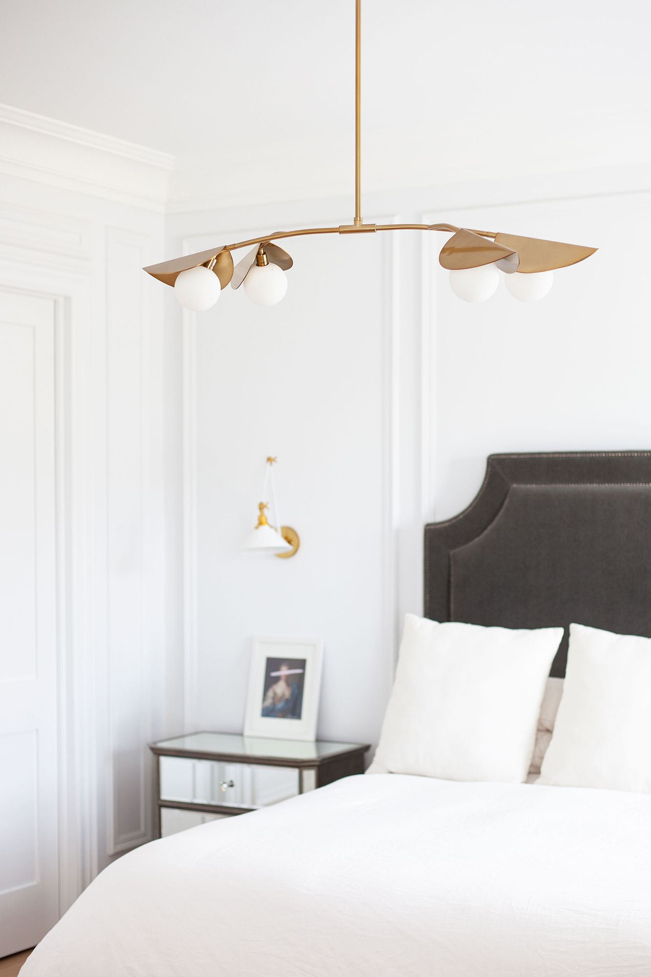 Image 7 Dainolite Emma 41" Wide Modern Aged Brass 4-Light Linear Pendant more views