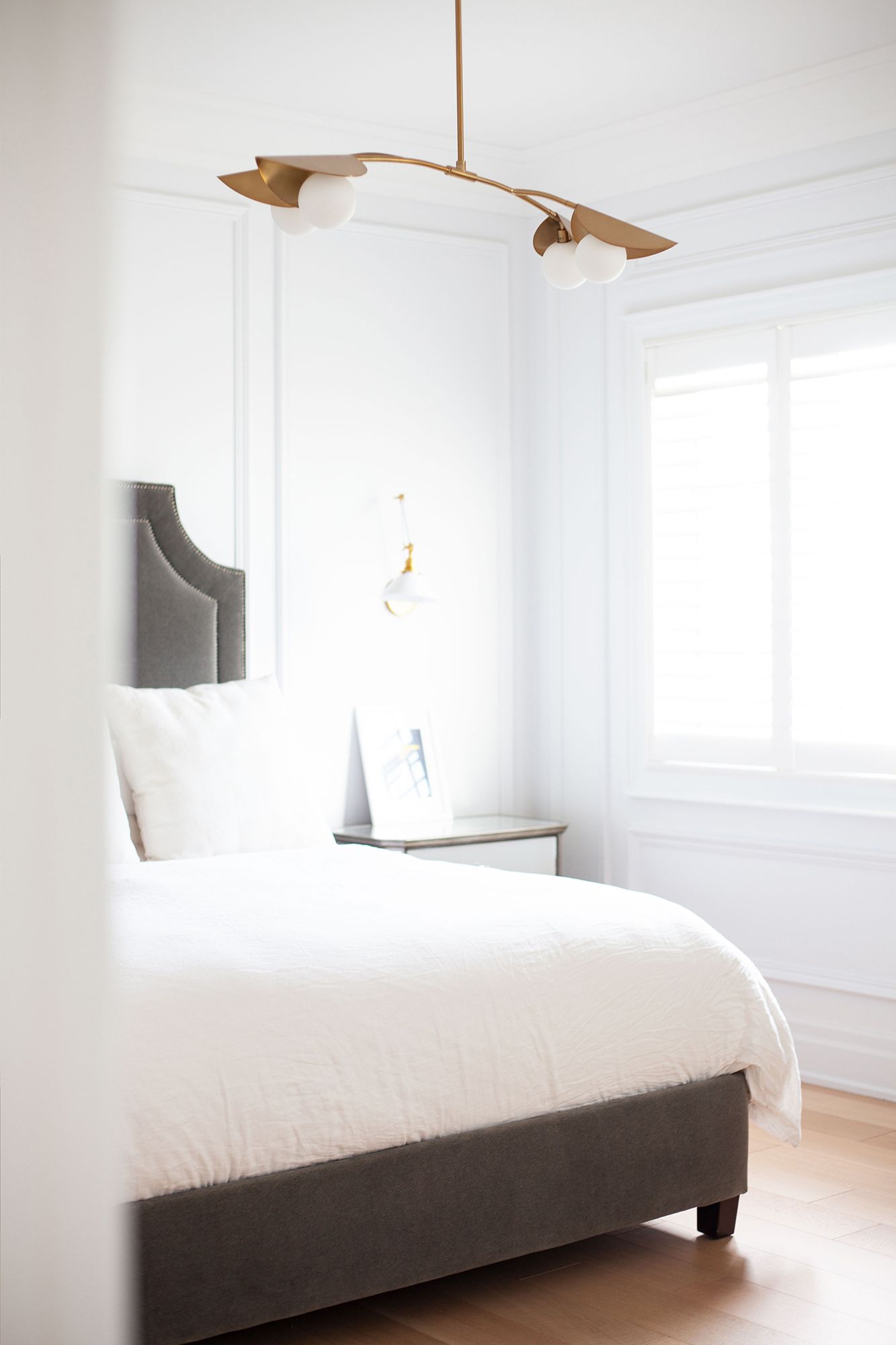 Dainolite Emma 41" Wide Modern Aged Brass 4-Light Linear Pendant