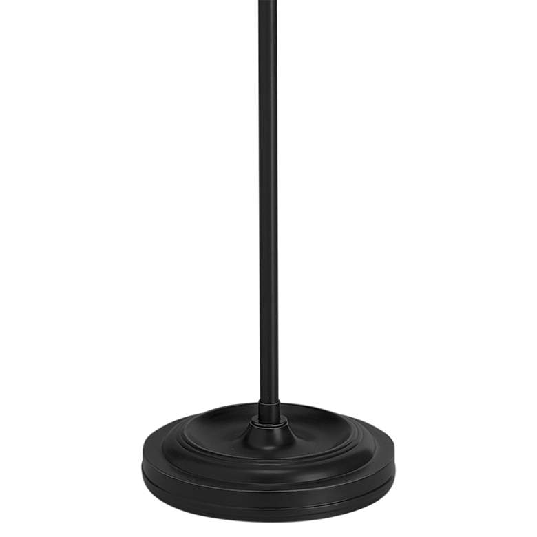 Image 4 Dainolite Fedora 52 inch Matte Black Adjustable Pharmacy Floor Lamp more views