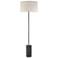 Dainolite Felicity 55" High Matte Black Modern Stick Floor Lamp