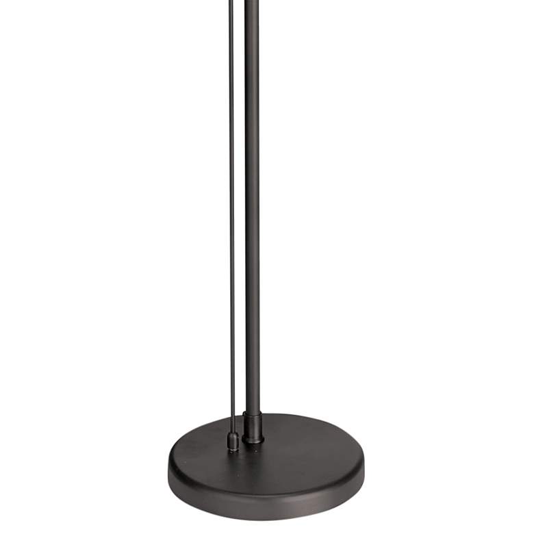 Image 4 Dainolite Felix 61" Matte Black Metal Adjustable Arc Arm Floor Lamp more views