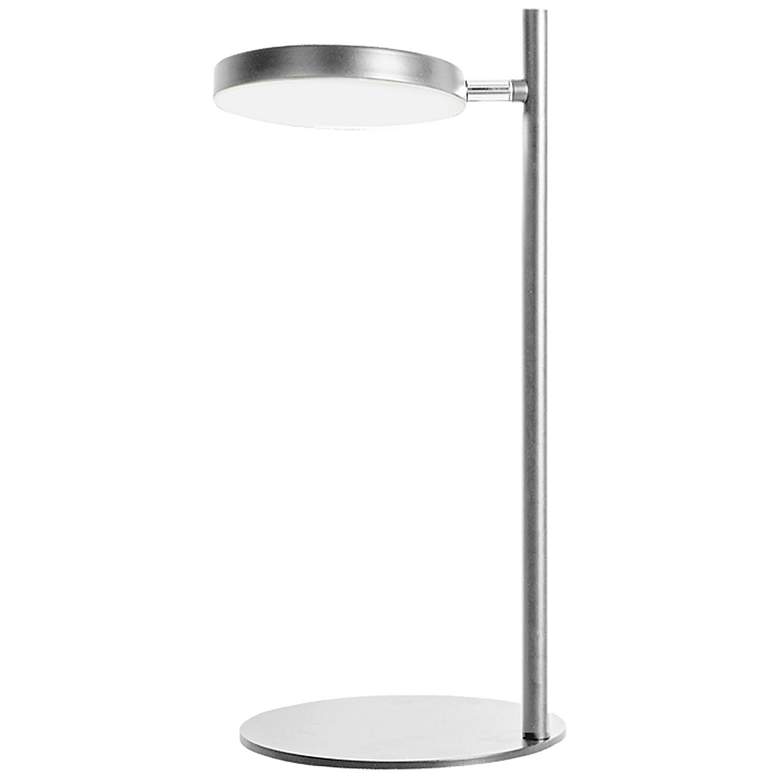 Image 2 Dainolite Fia 15" High Satin Chrome Modern LED Desk or Table Lamp