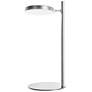 2_Dainolite Fia 15" High Satin Chrome Modern LED Desk or Table Lamp
