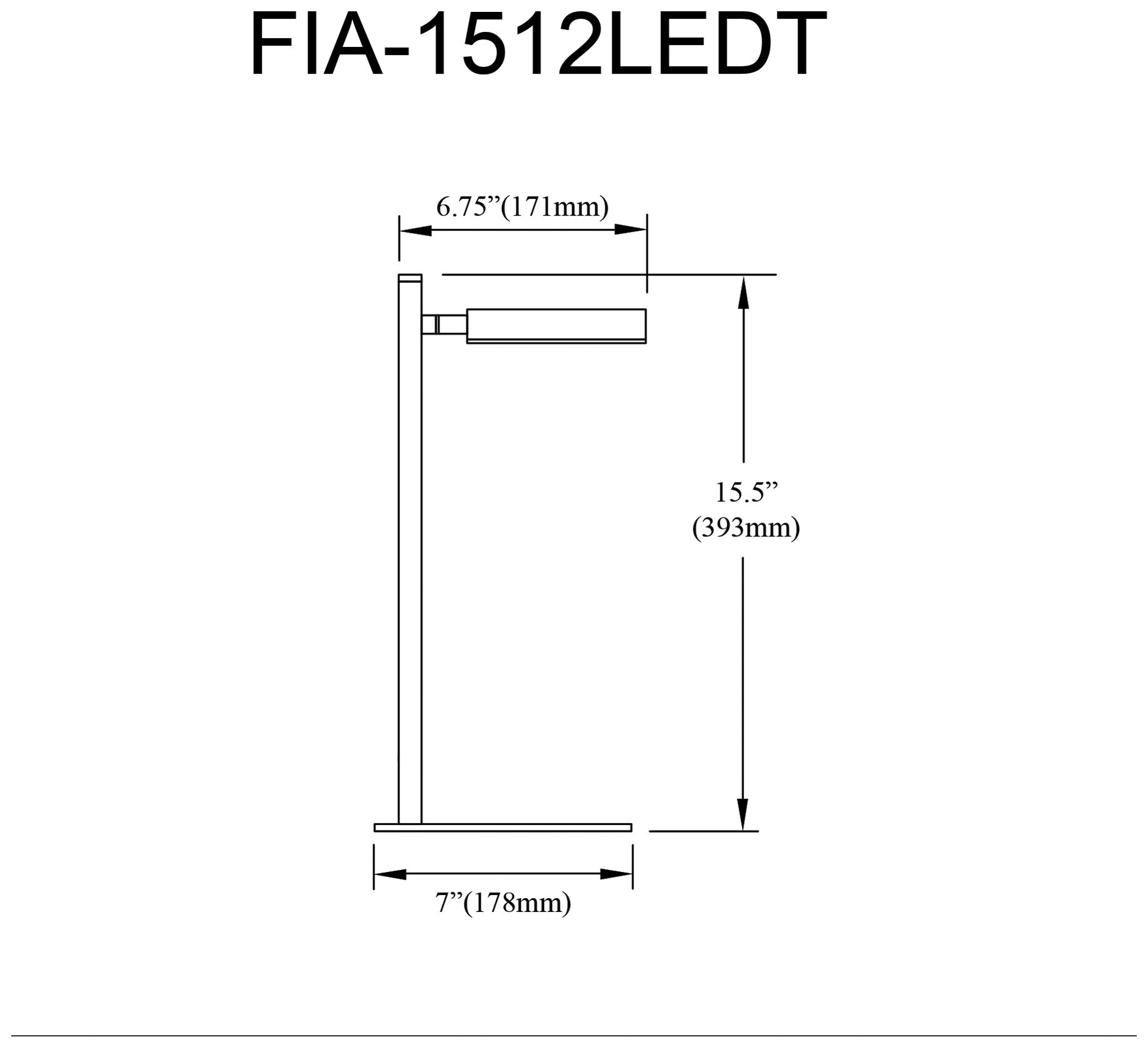 Image 6 Dainolite Fia 15" High Satin Chrome Modern LED Desk or Table Lamp more views