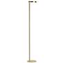 Dainolite Fia 60 1/2" High Aged Brass Modern LED Floor Lamp
