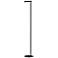 Dainolite Fia 60 1/2" High Matte Black Modern LED Floor Lamp
