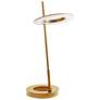 Dainolite Finley 22" High Aged Brass Finish Modern LED Table Lamp