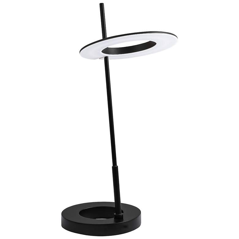 Image 2 Dainolite Finley 22" High Matte Black Finish Modern LED Table Lamp