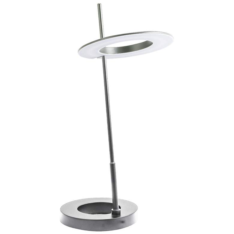Image 1 Dainolite Finley 22" High Satin Chrome Finish Modern LED Table Lamp