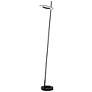1_Dainolite Finley 60" High Matte Black Modern Floor Lamp