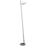 Dainolite Finley 60" High Satin Chrome Finish Modern Floor Lamp