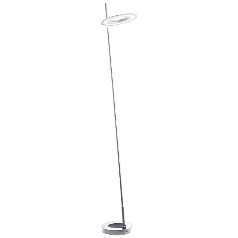 Image 1 Dainolite Finley 60" High Silver Finish Modern Floor Lamp