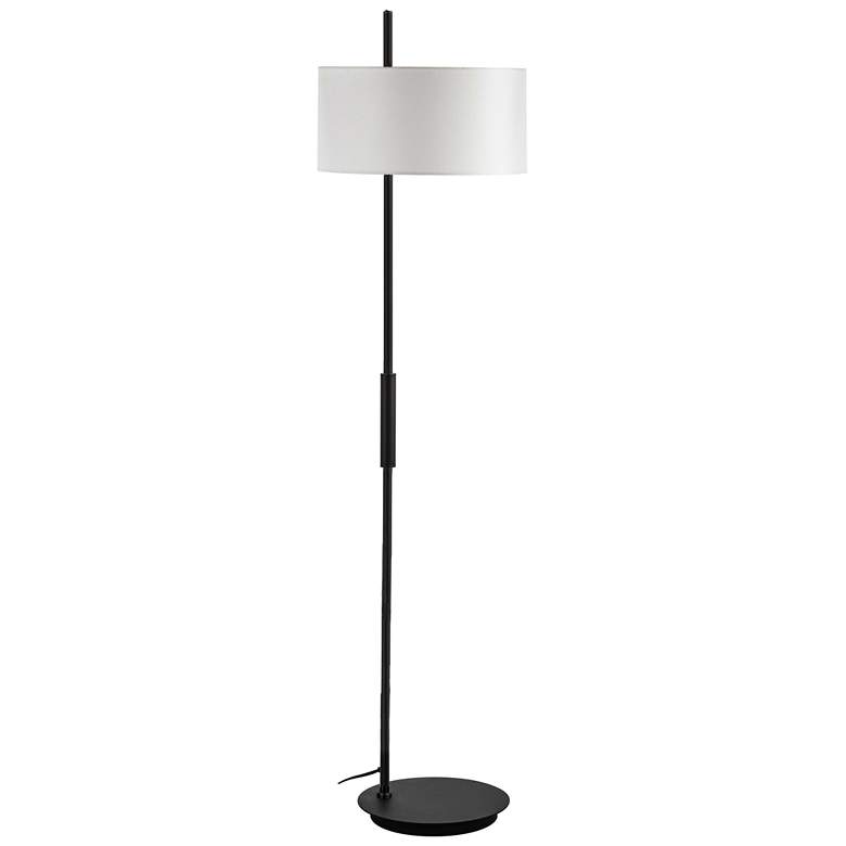 Image 1 Dainolite Fitzgerald 62" High Modern Matte Black Floor Lamp