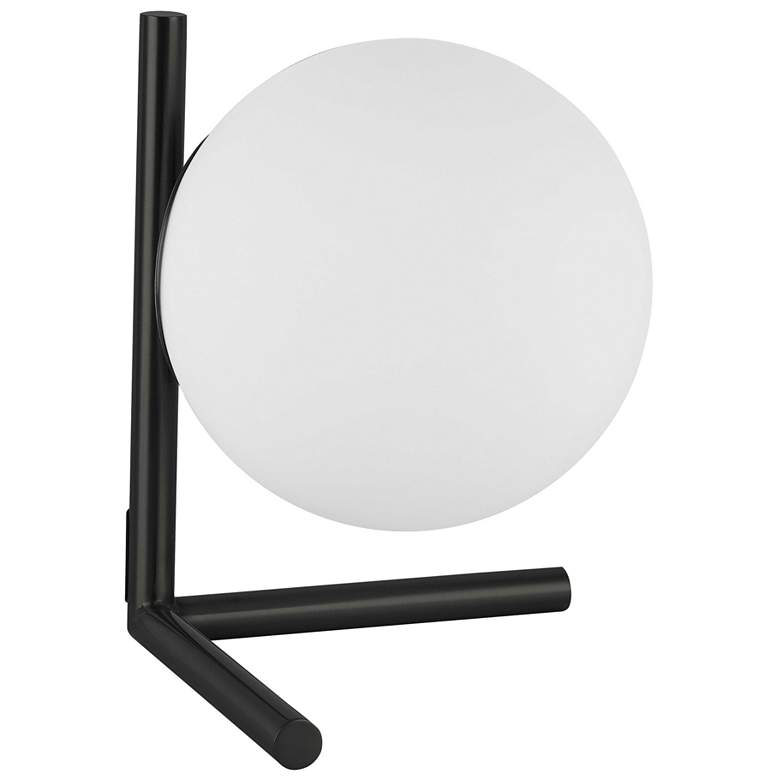 Image 1 Dainolite Folgar 10.75" High Matte Black Modern Accent Table Lamp