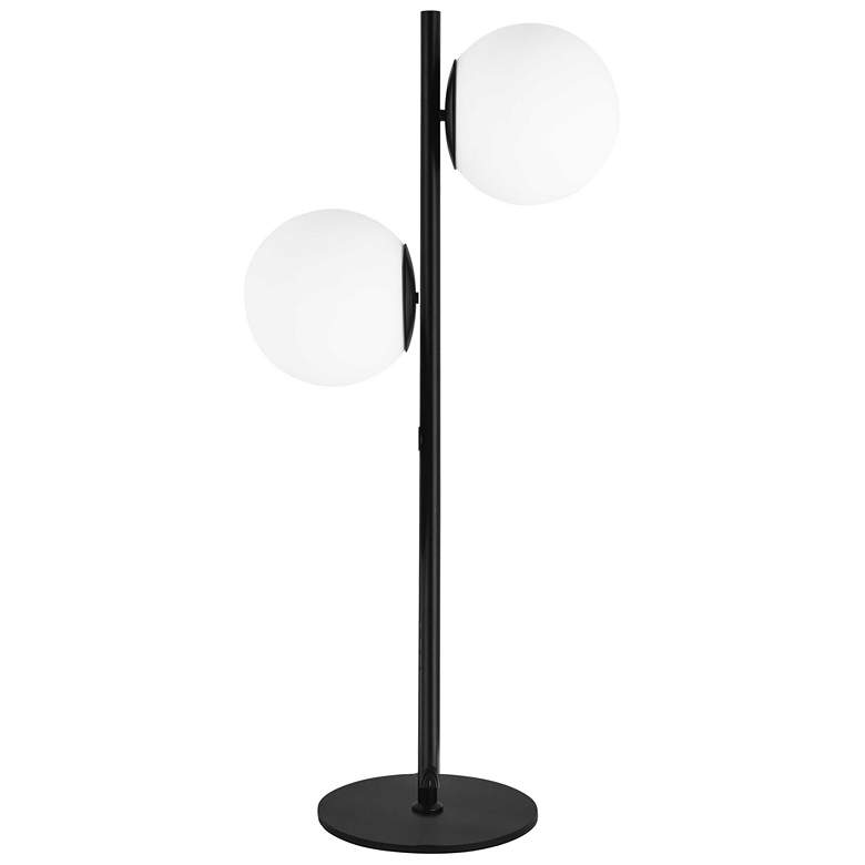 Image 1 Dainolite Folgar 22 inch High 2-Light Black and White Modern Accent Lamp