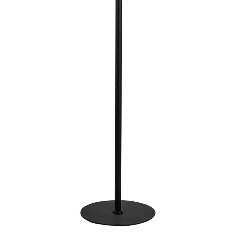 Image 4 Dainolite Folgar 66 3/4" High Matte Black Metal 2-Light Floor Lamp more views