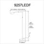4_Dainolite Gala Adjustable Height Satin Nickel LED Swing Arm Floor Lamp more views